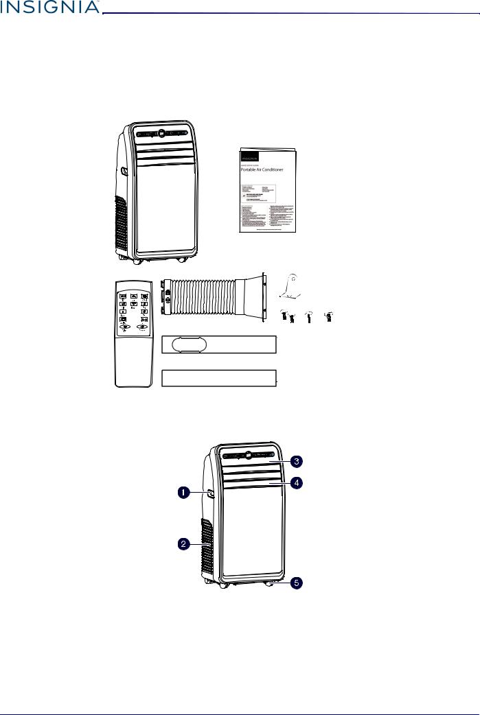 INSIGNIA NS-AC10PWH9, NS-AC12PWH9, NS-AC10PWH9-C, NS-AC12PWH9-C User manual