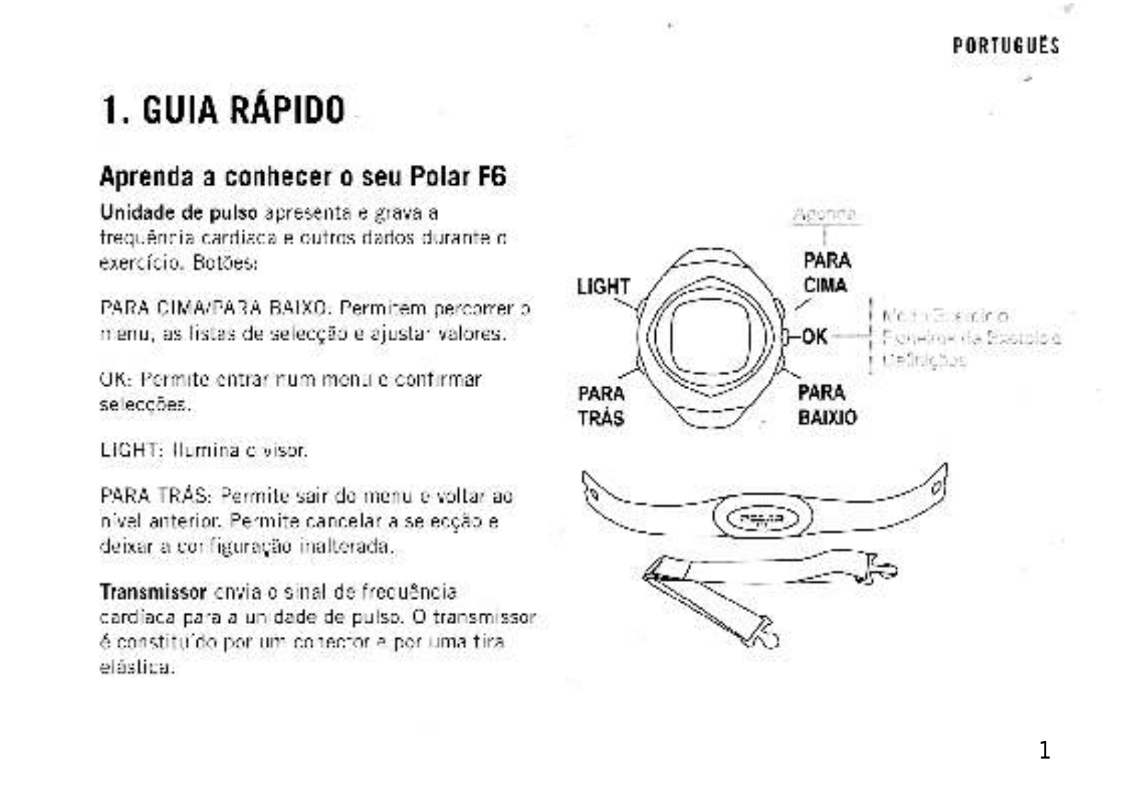 Polar F6 User Manual