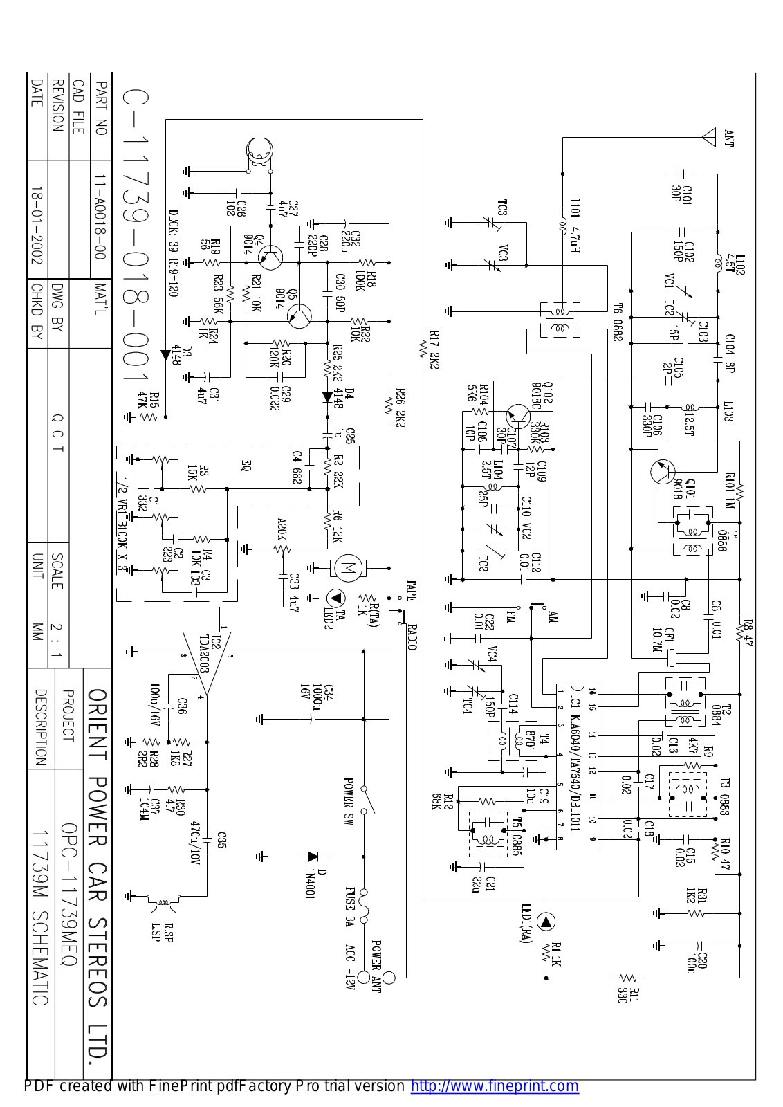 VITEK VT-3620 SCHEMATIC 2