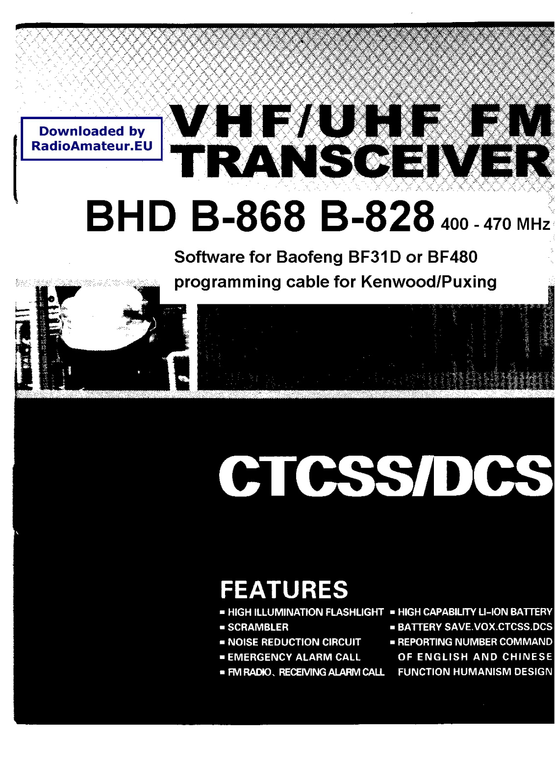 Baofeng B-868,B-828 User guide - ManualMachine.com