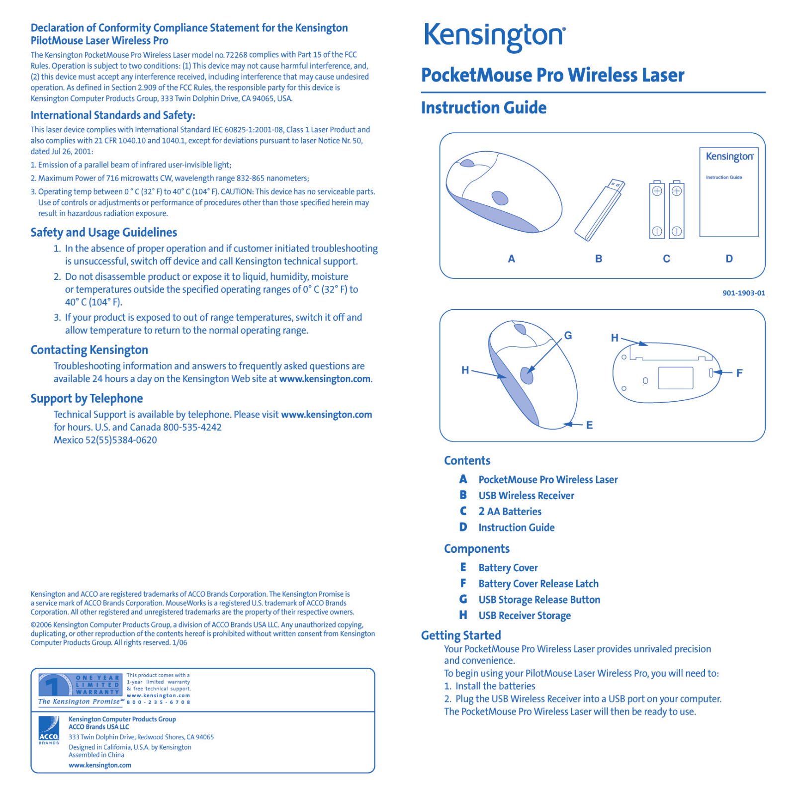 Kensington 72268 User Manual