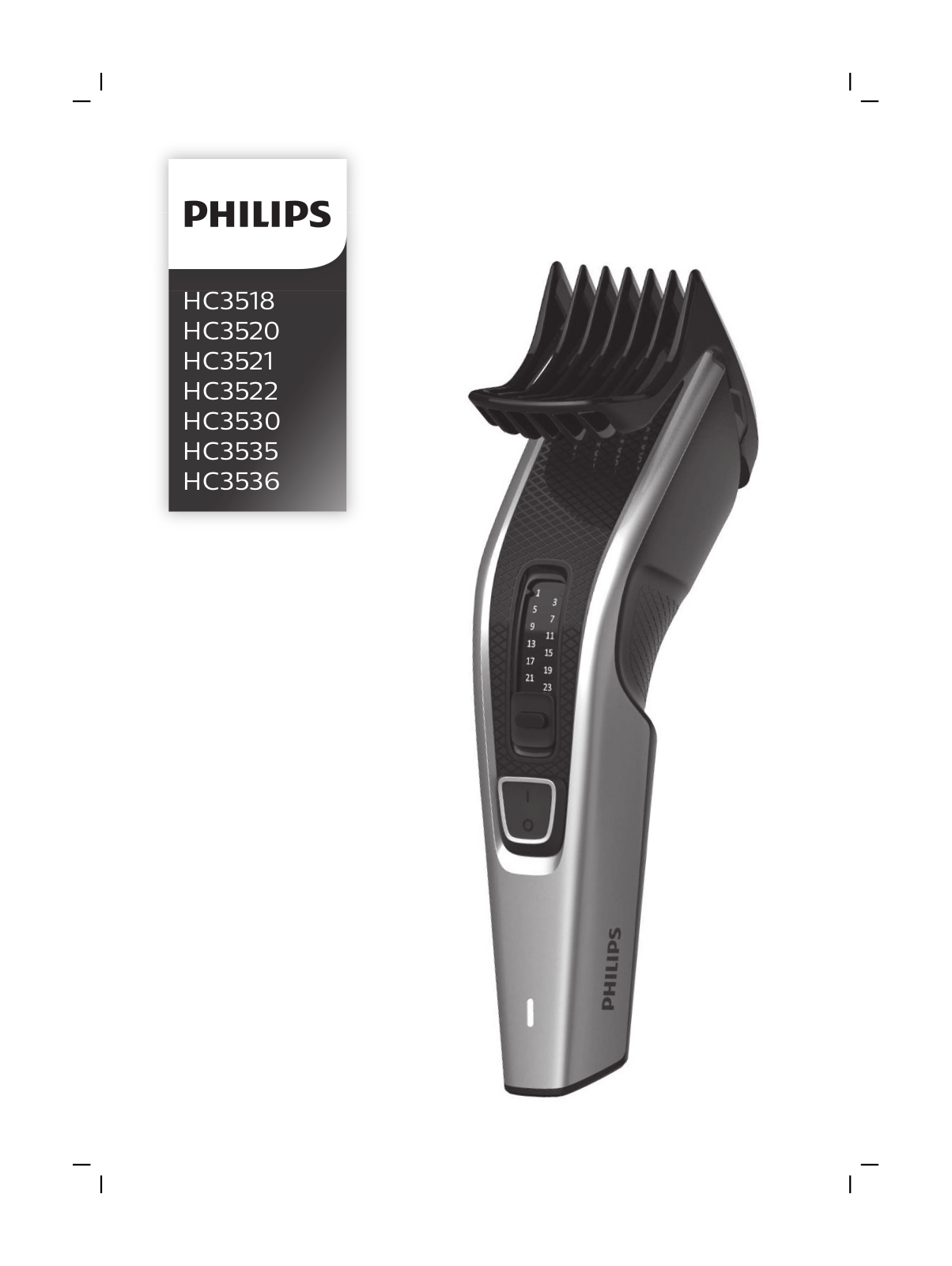 Philips HC3520 User Manual