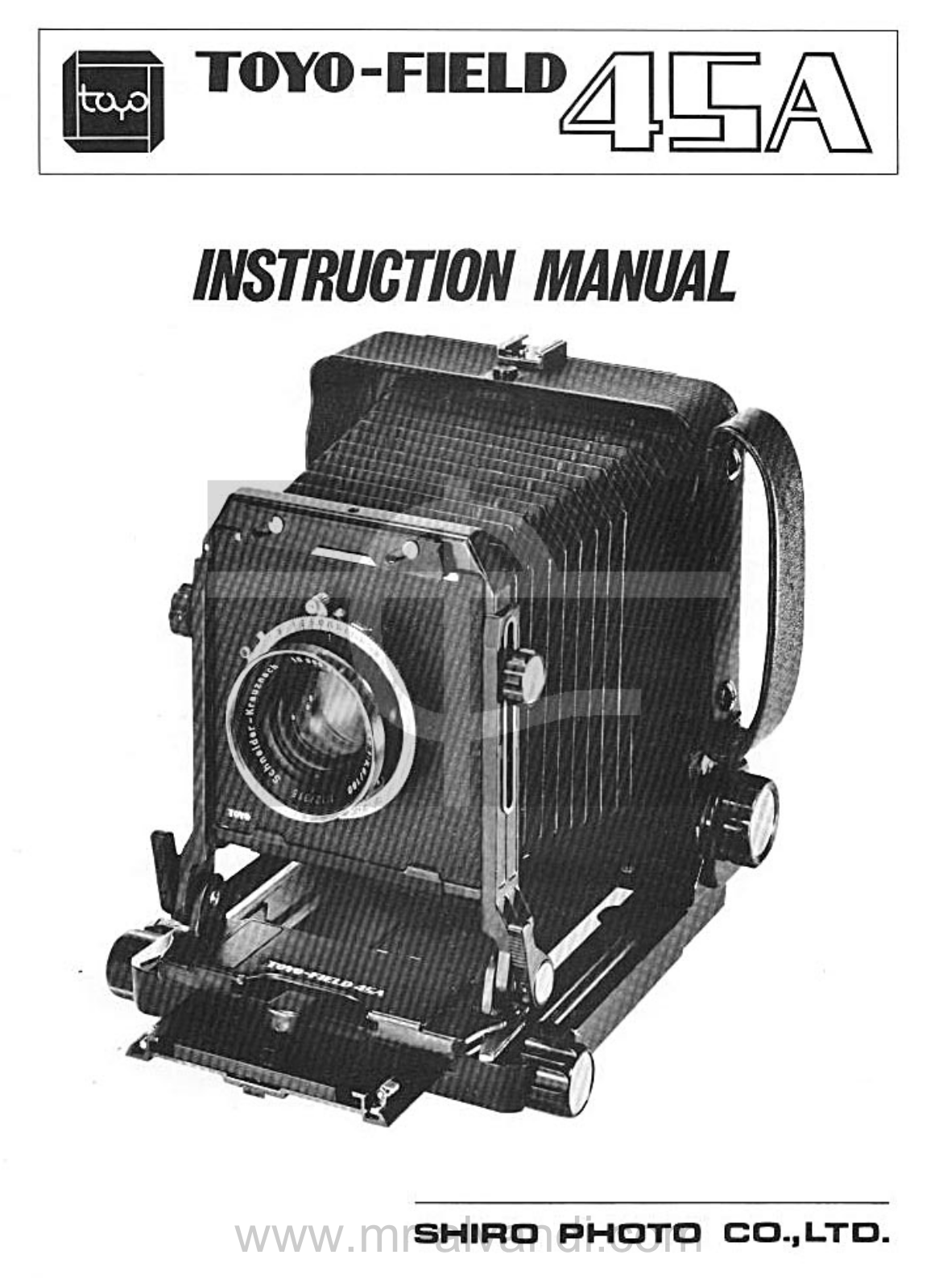 Toyo-Field 45A User Manual - ManualMachine.com