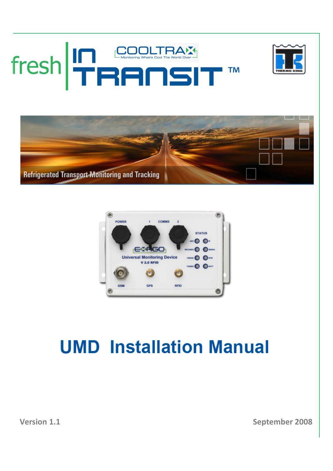 Cooltrax Asia Pacific CTRX UB T2 User Manual