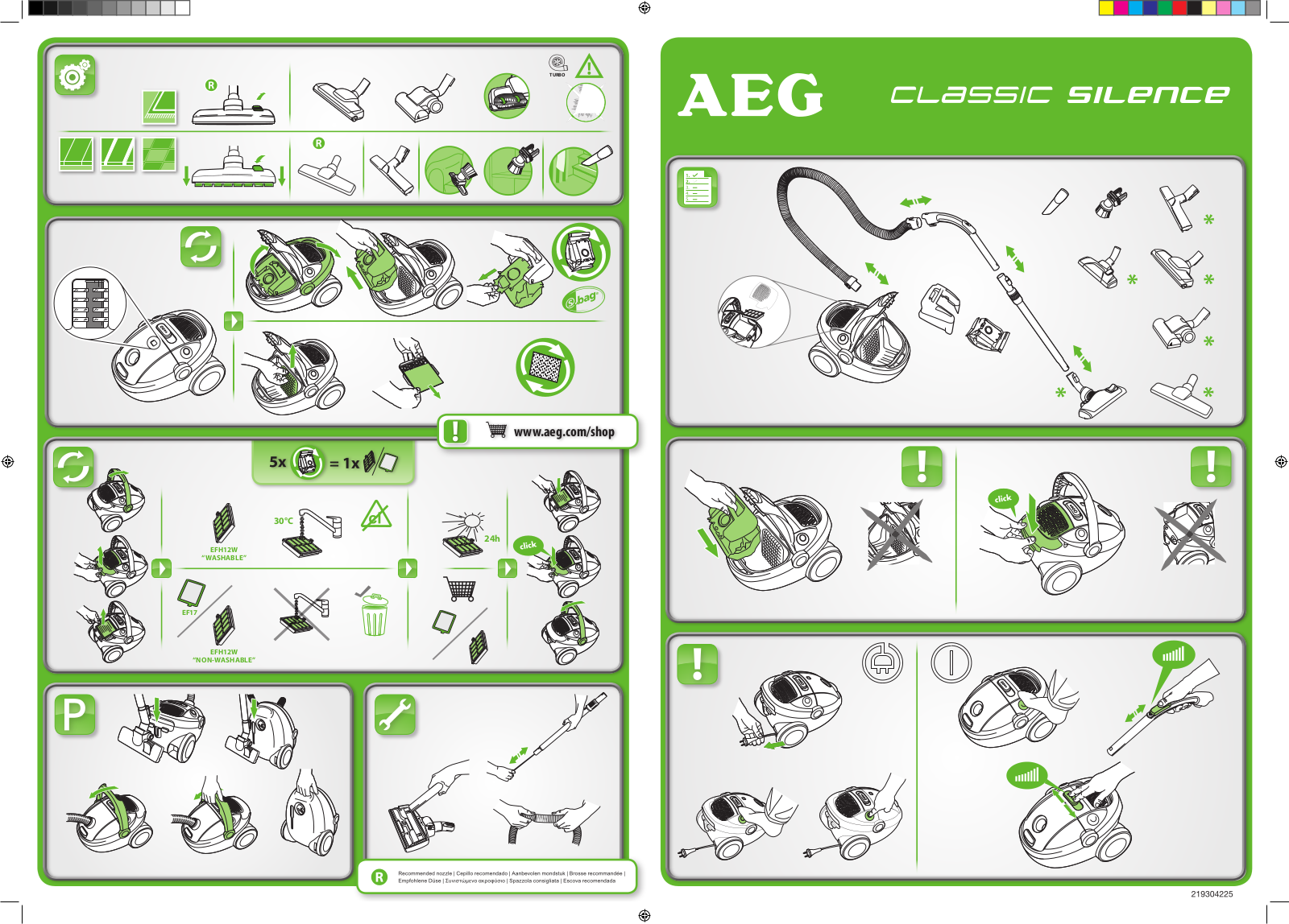 AEG ACSPARKETT, ACS1800 User Manual