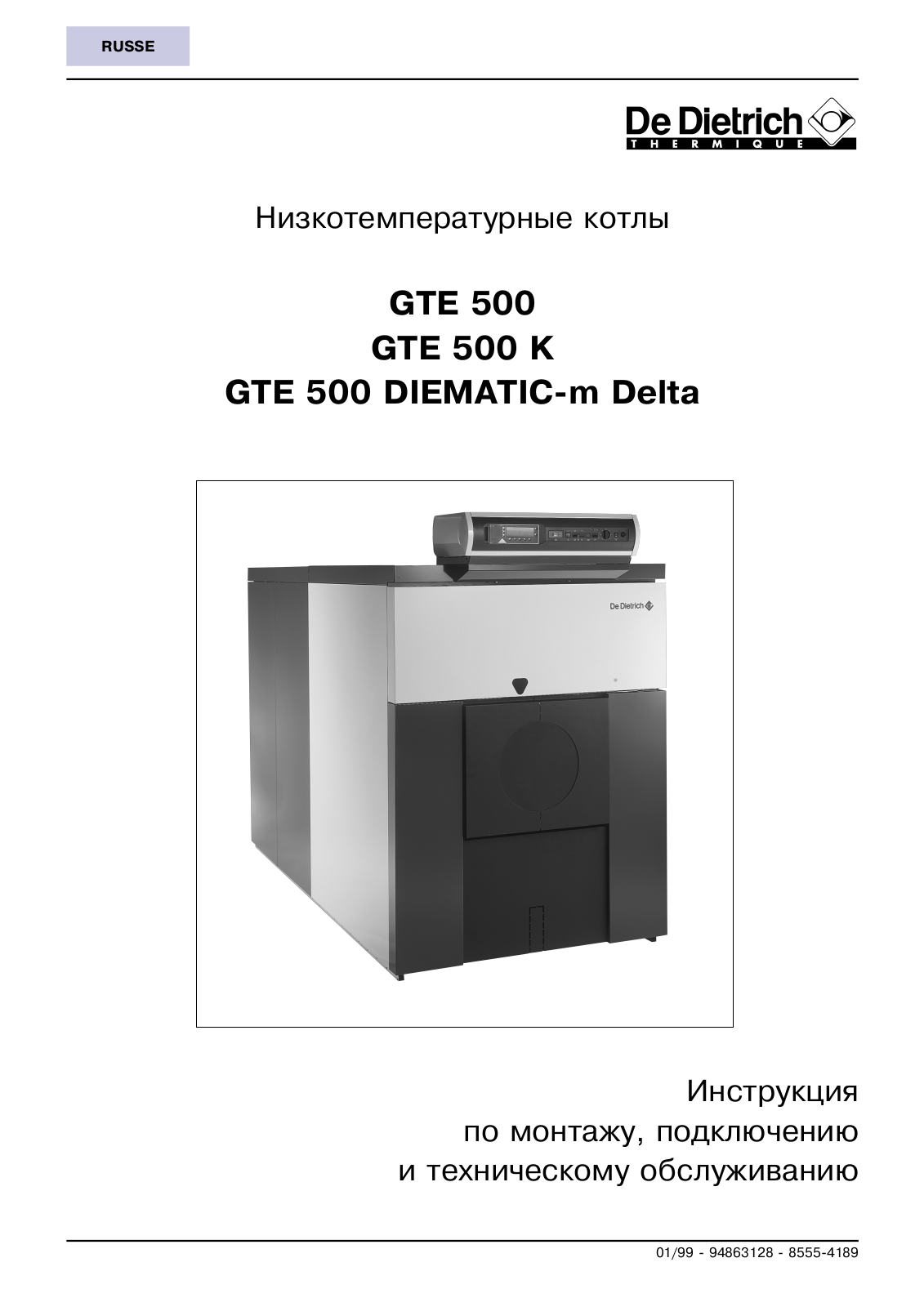 De dietrich GT 530-18 User Manual