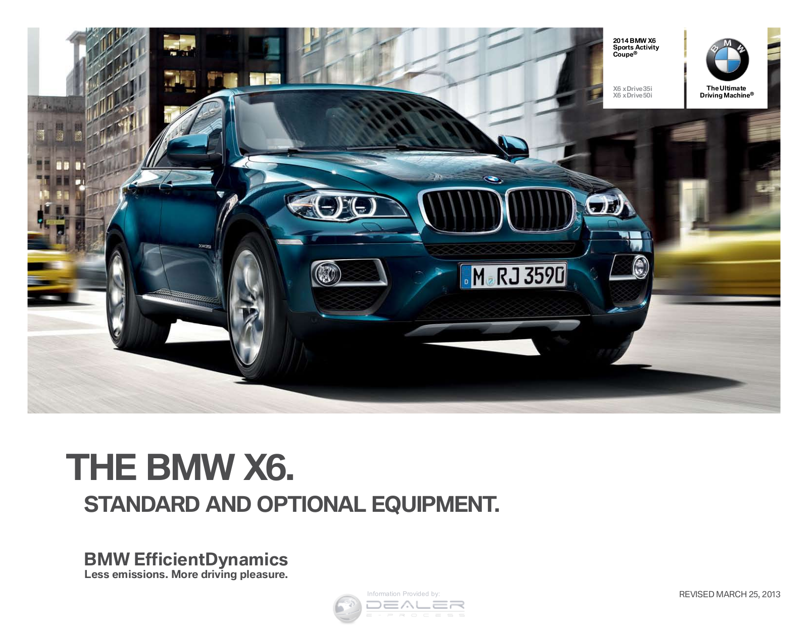 BMW X6 2014 Owner's Manual