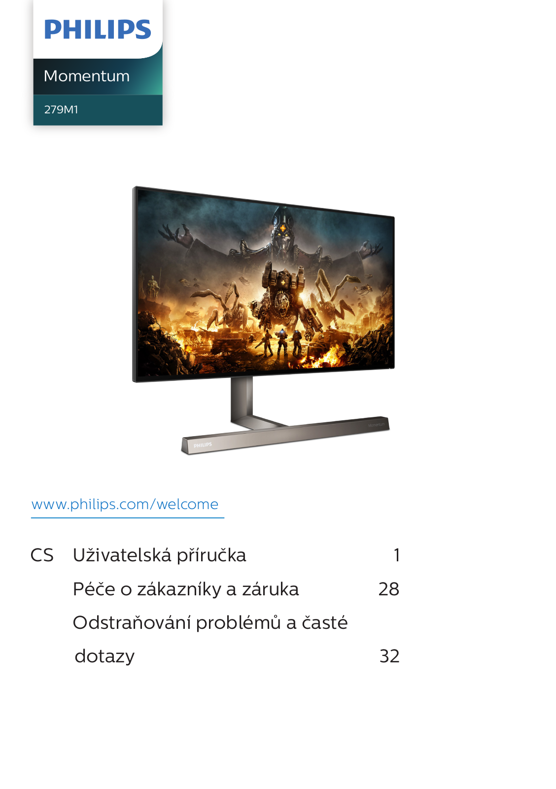 Philips 279M1RV/00, 279M1RV/01 user manual