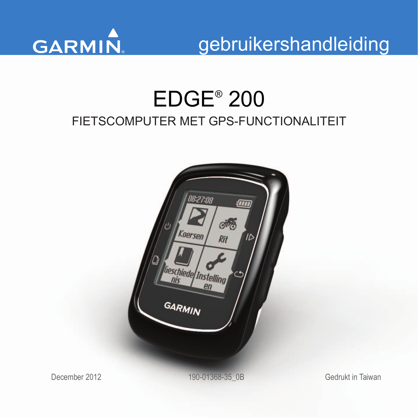 Garmin Edge 200 User manual