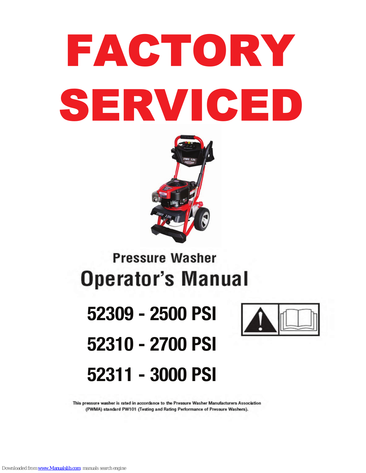 Recon 52309, 52311, 52310 Operator's Manual