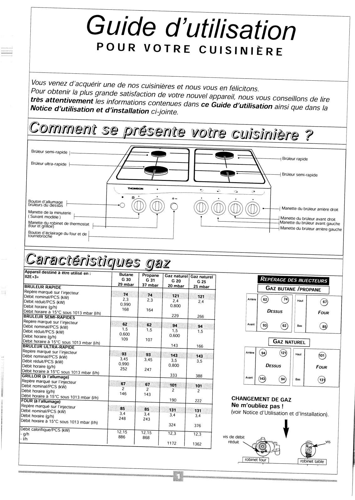 BRANDT HLB52W1E, HLB52X1E User Manual