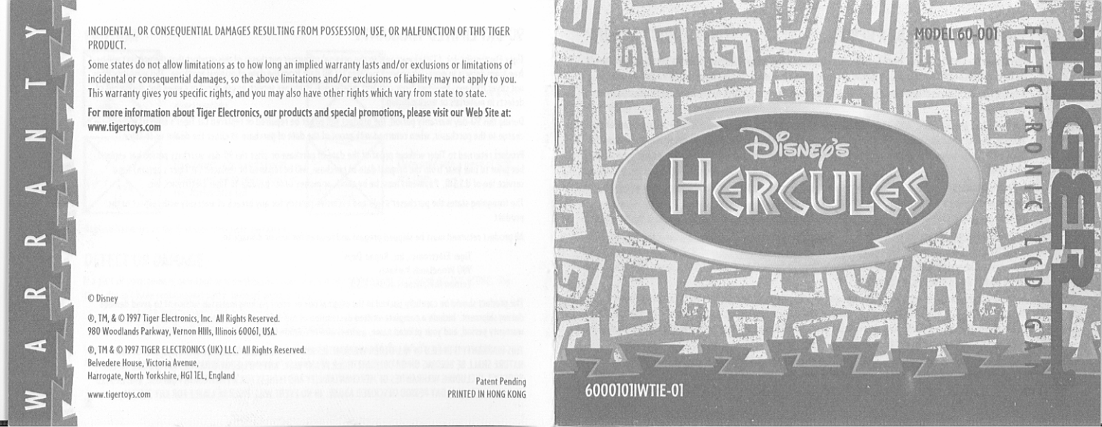 Hasbro HERCULES User Manual