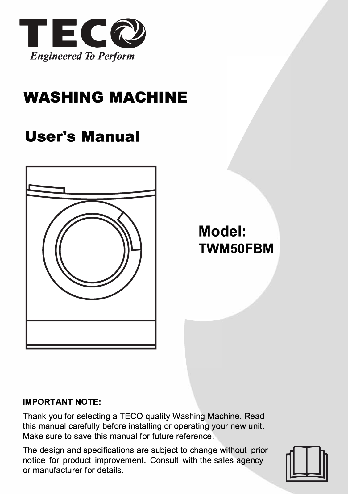 Teco TWM50FBM User Manual