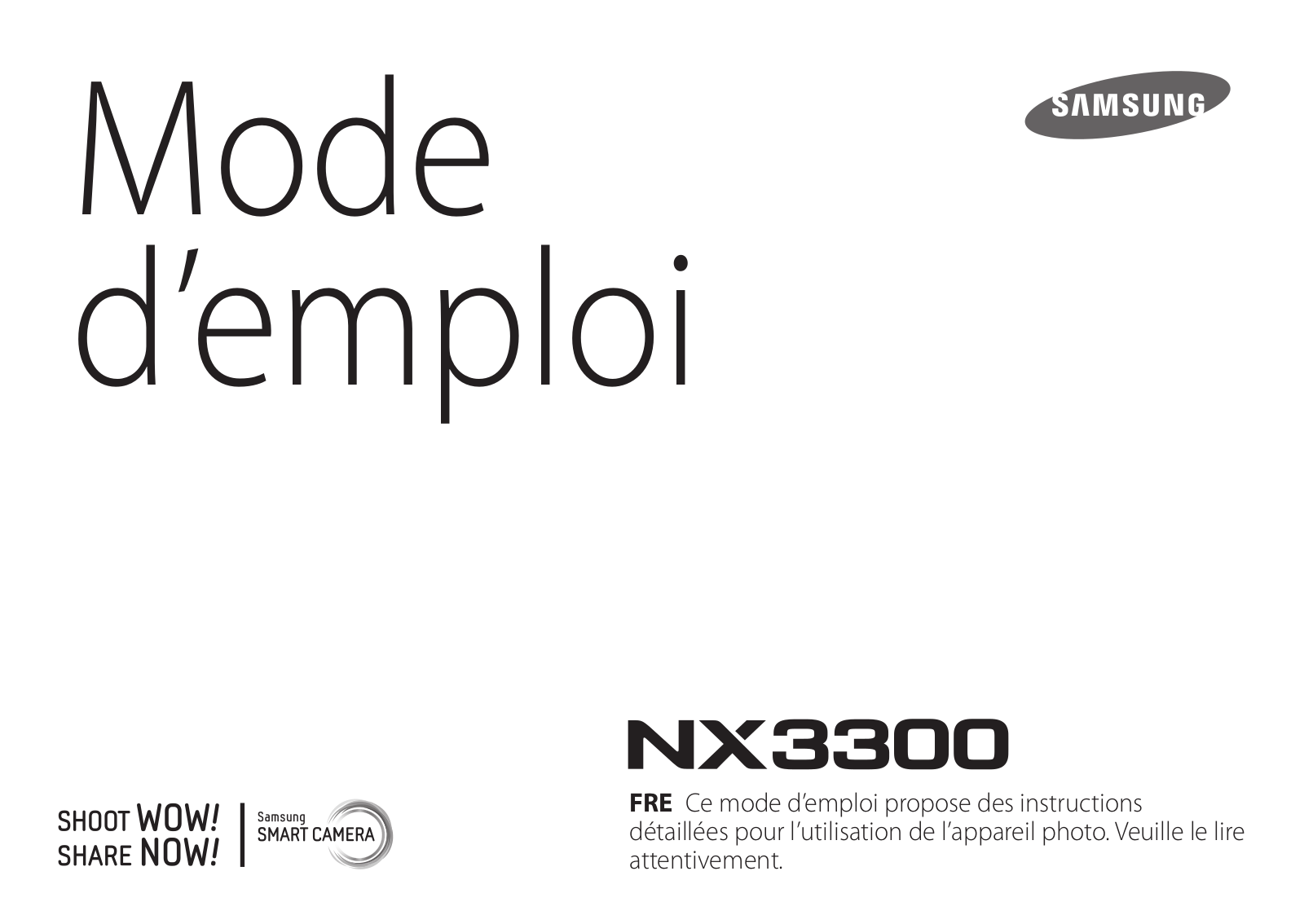 SAMSUNG NX3300 Instruction Manual