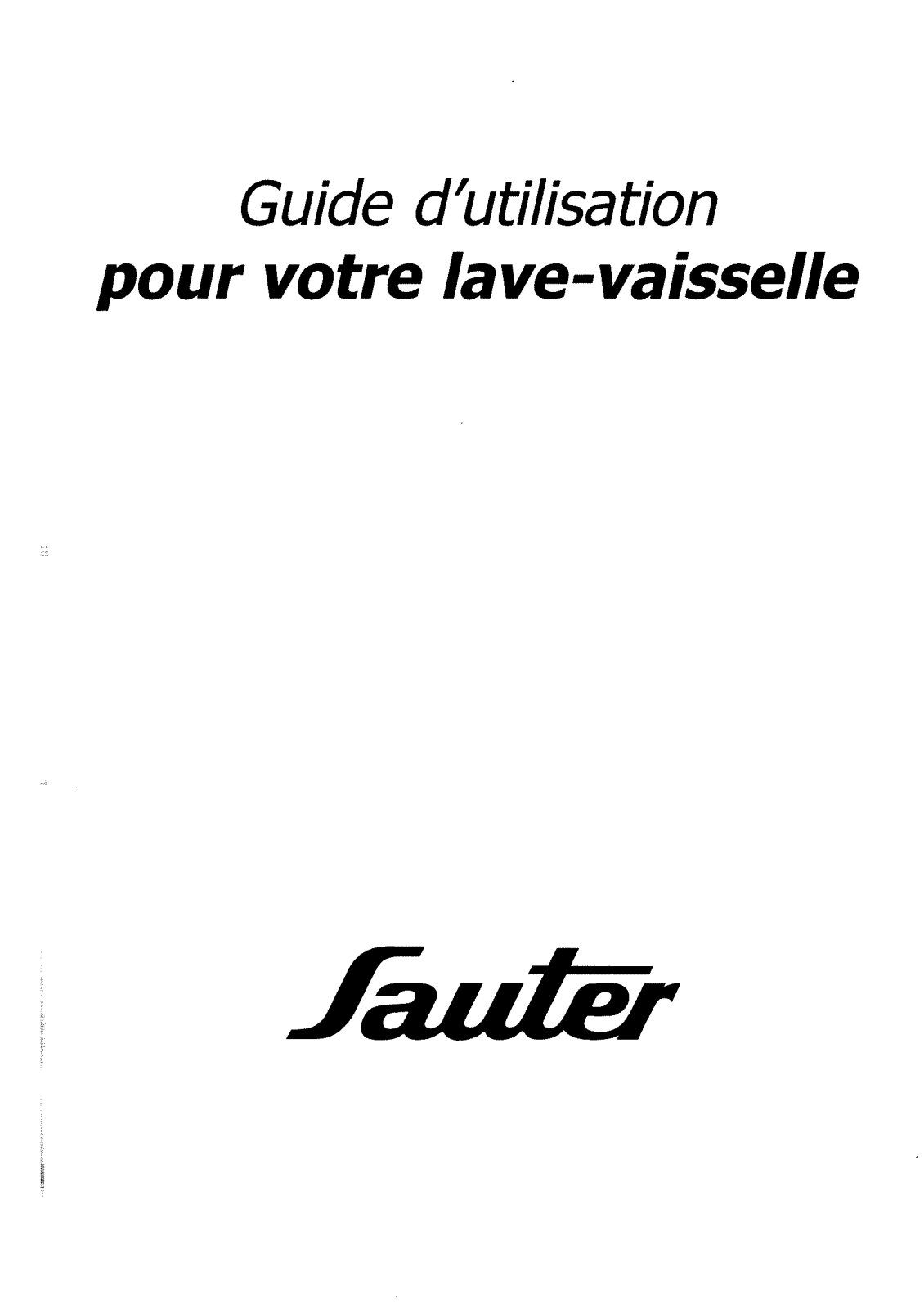 SAUTER SVI30BF1, SVI30WF1 User Manual