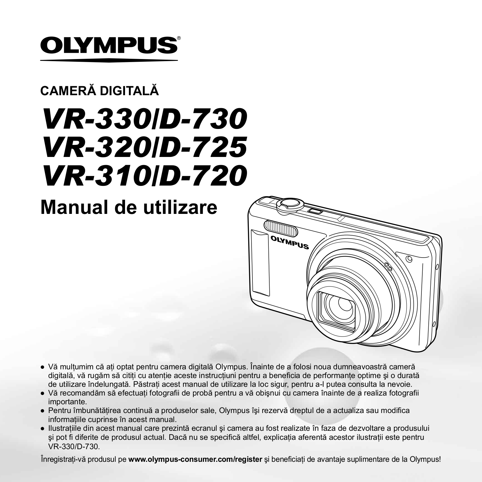 OLYMPUS D-720 User Manual