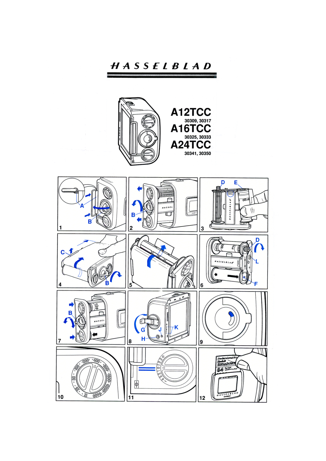 Hasselblad A24TCC, A12TCC, A16TCC User Manual