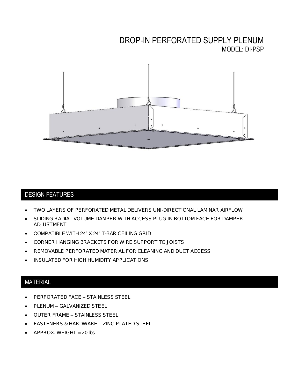 CaptiveAire DI-PSP User Manual