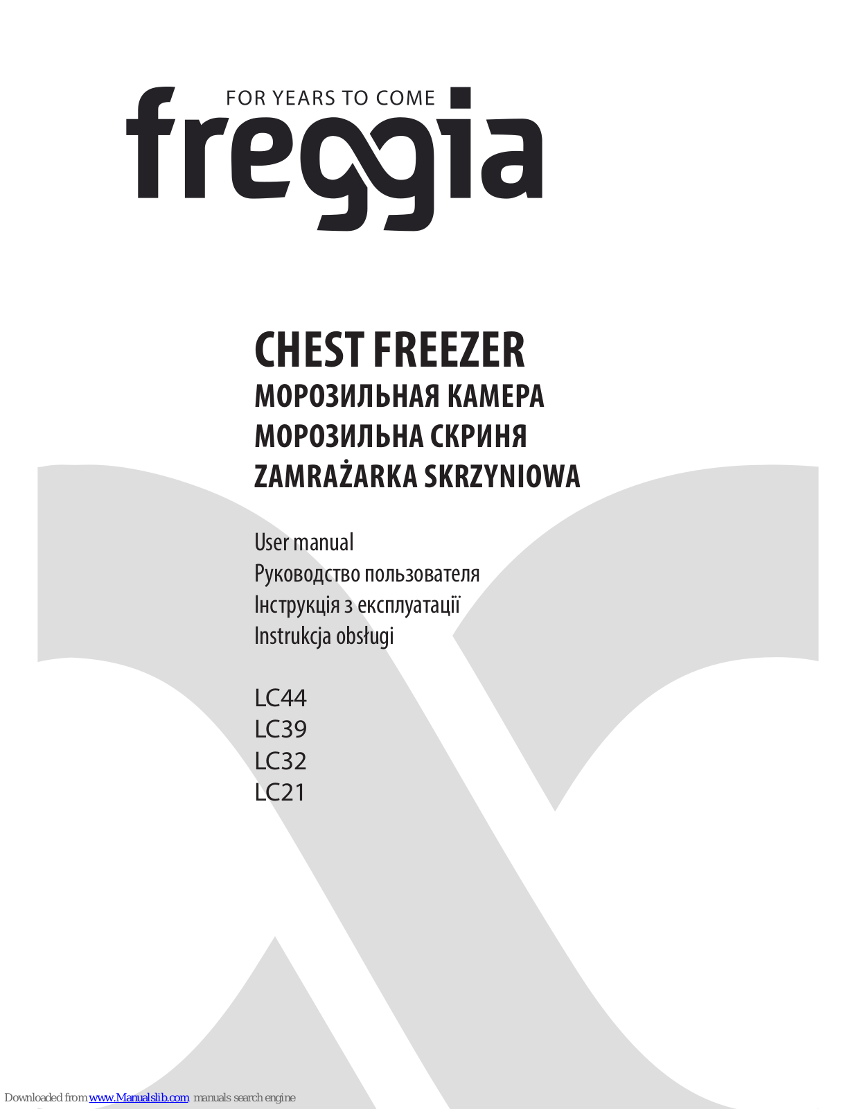 Freggia LC32, LC39, LC21 User Manual