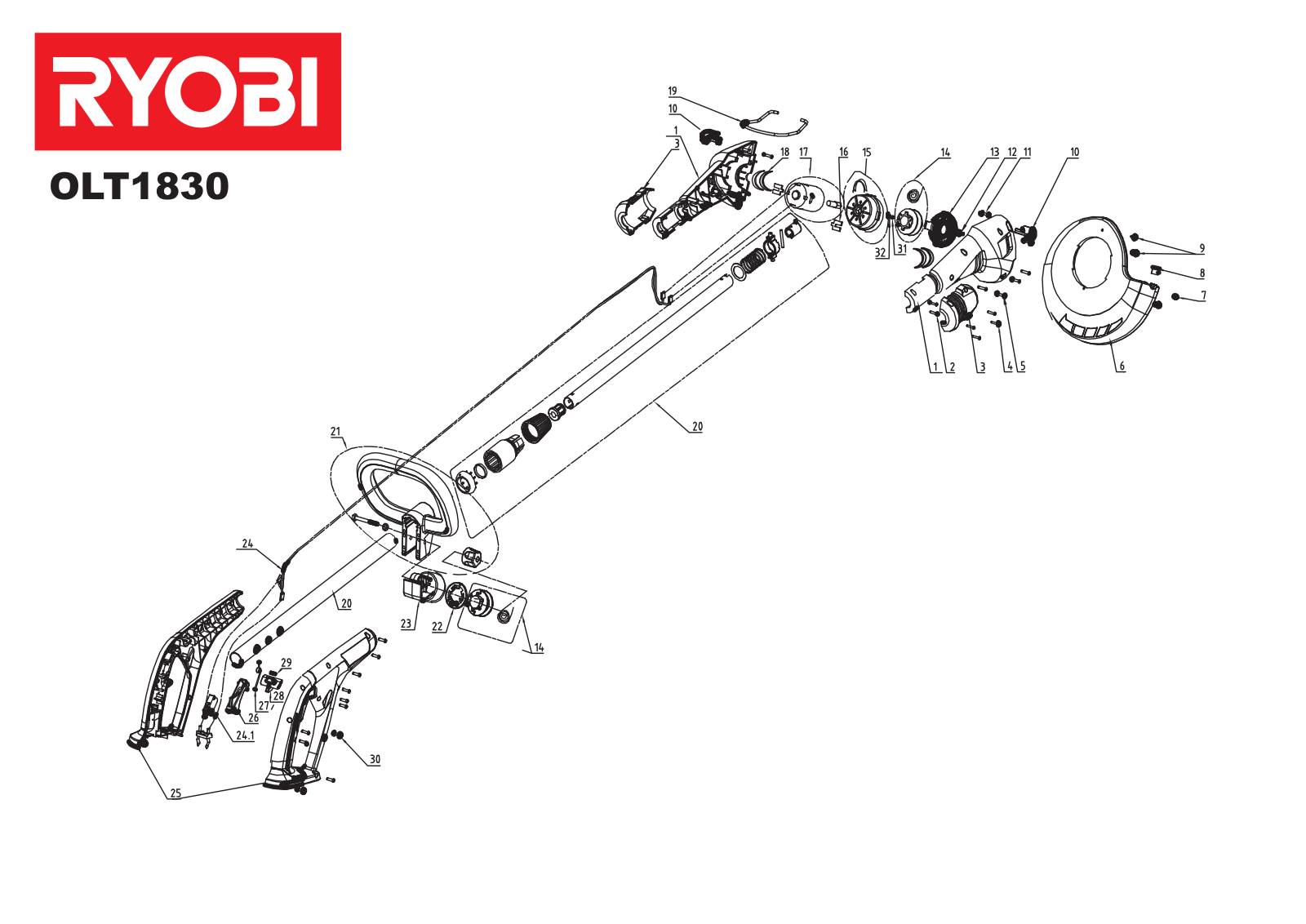 Ryobi OLT1830 User Manual - ManualMachine.com