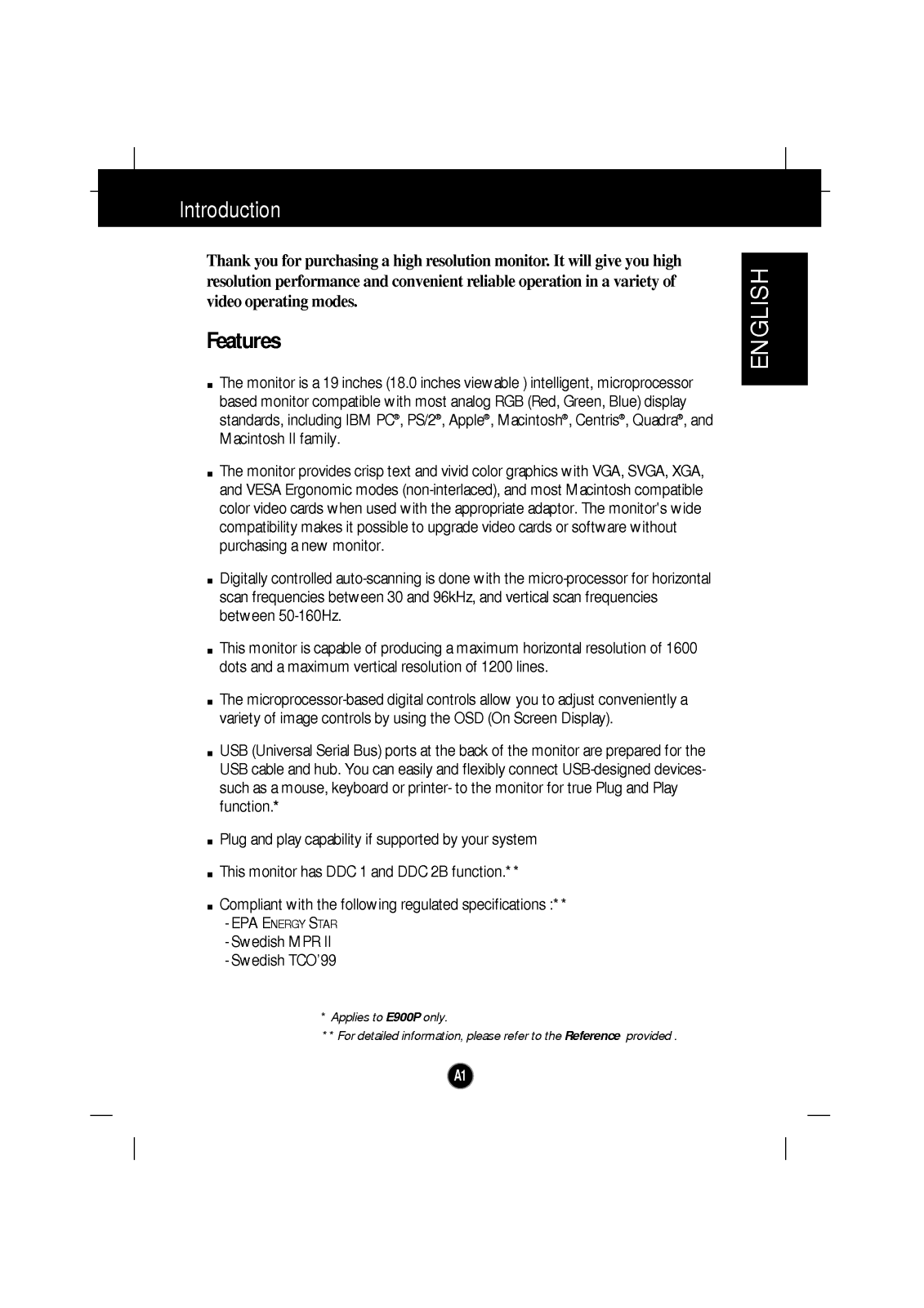 LG E900B-EB990E-EA User Manual