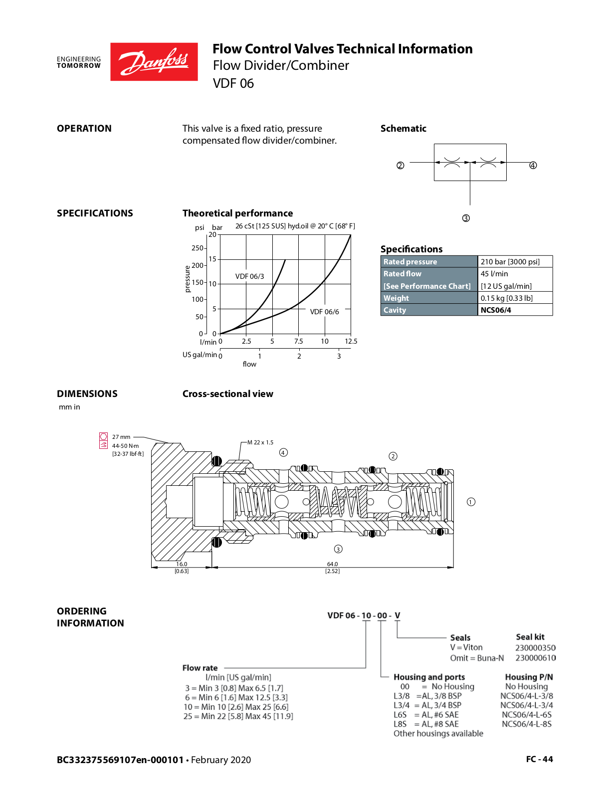 Danfoss VDF 06 Technical Information