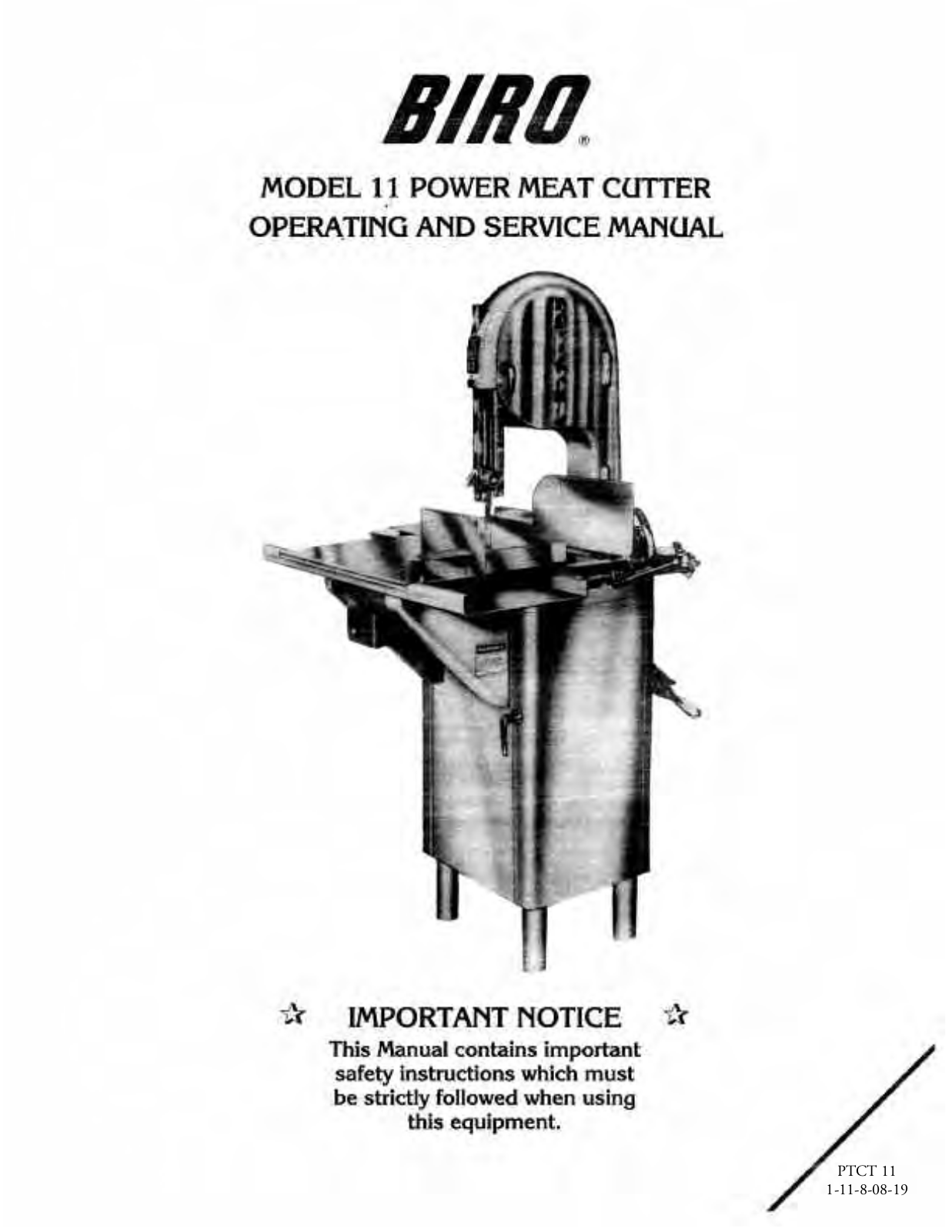 Biro 11 User Manual