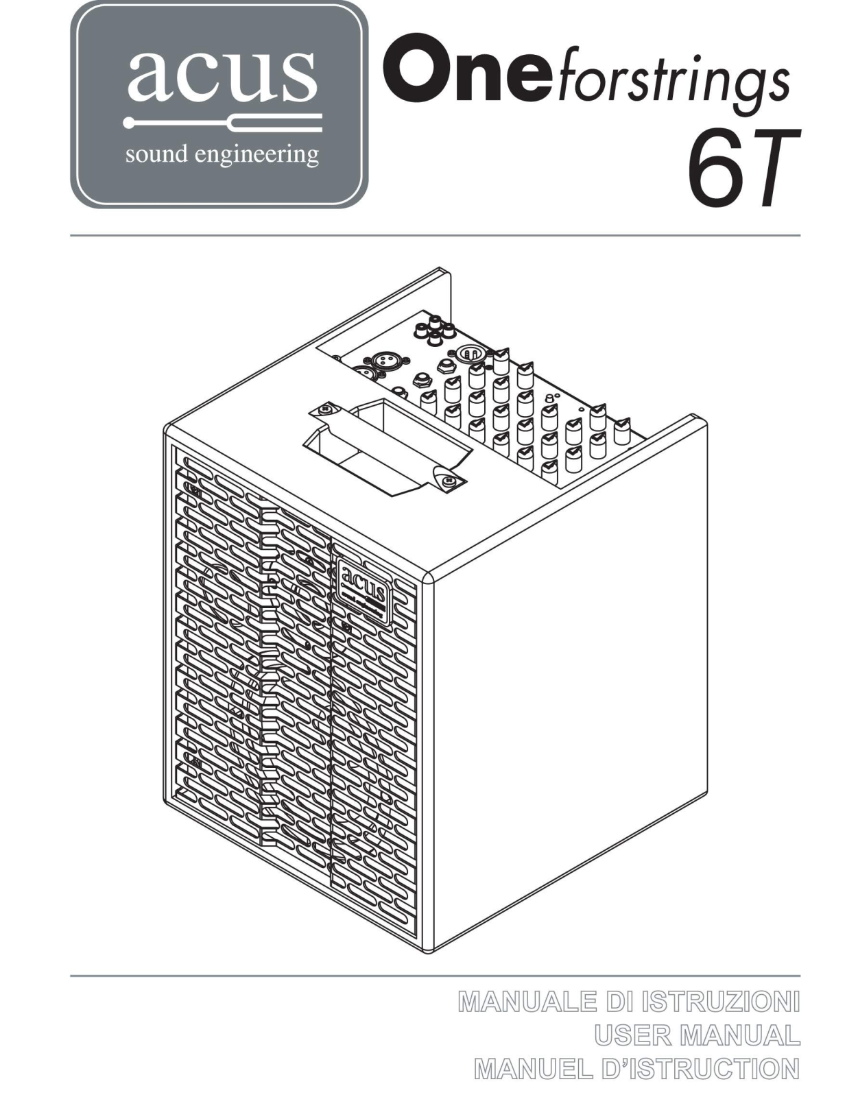 Acus Oneforstrings Cremona Service Manual