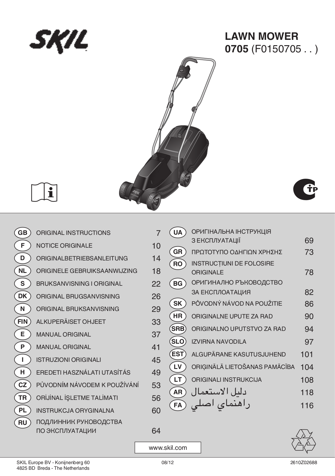 Skil 0705 AA User Manual