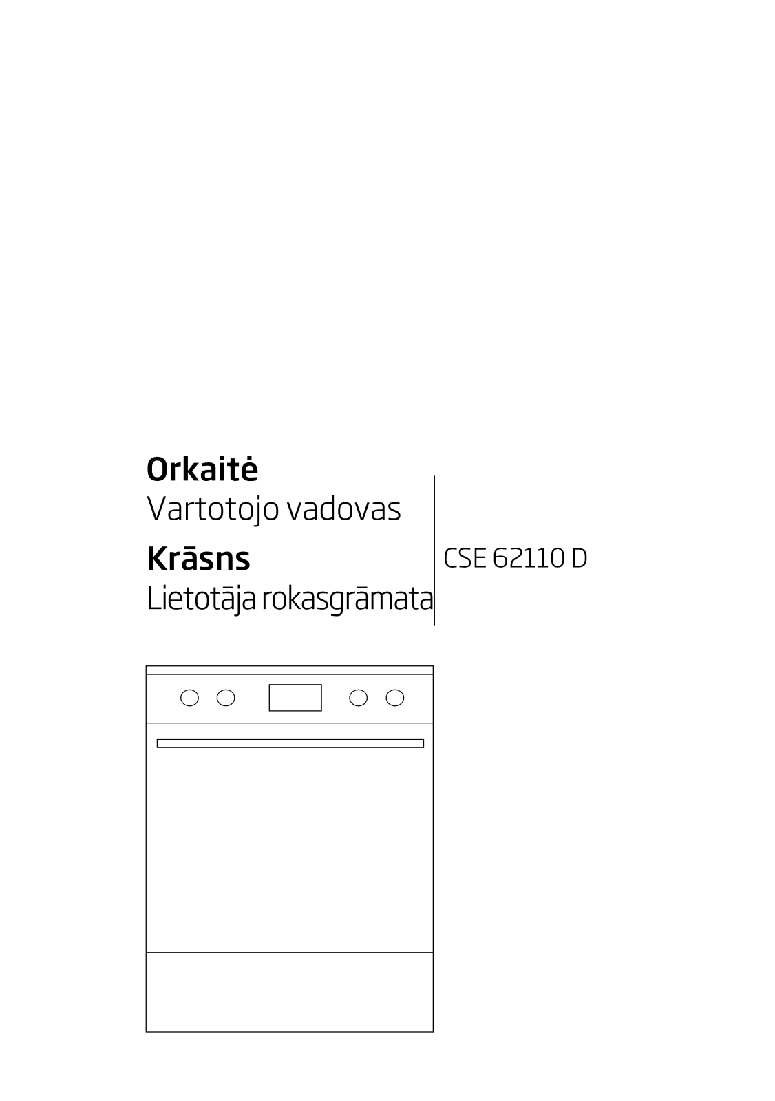 Beko CSE62110D User manual