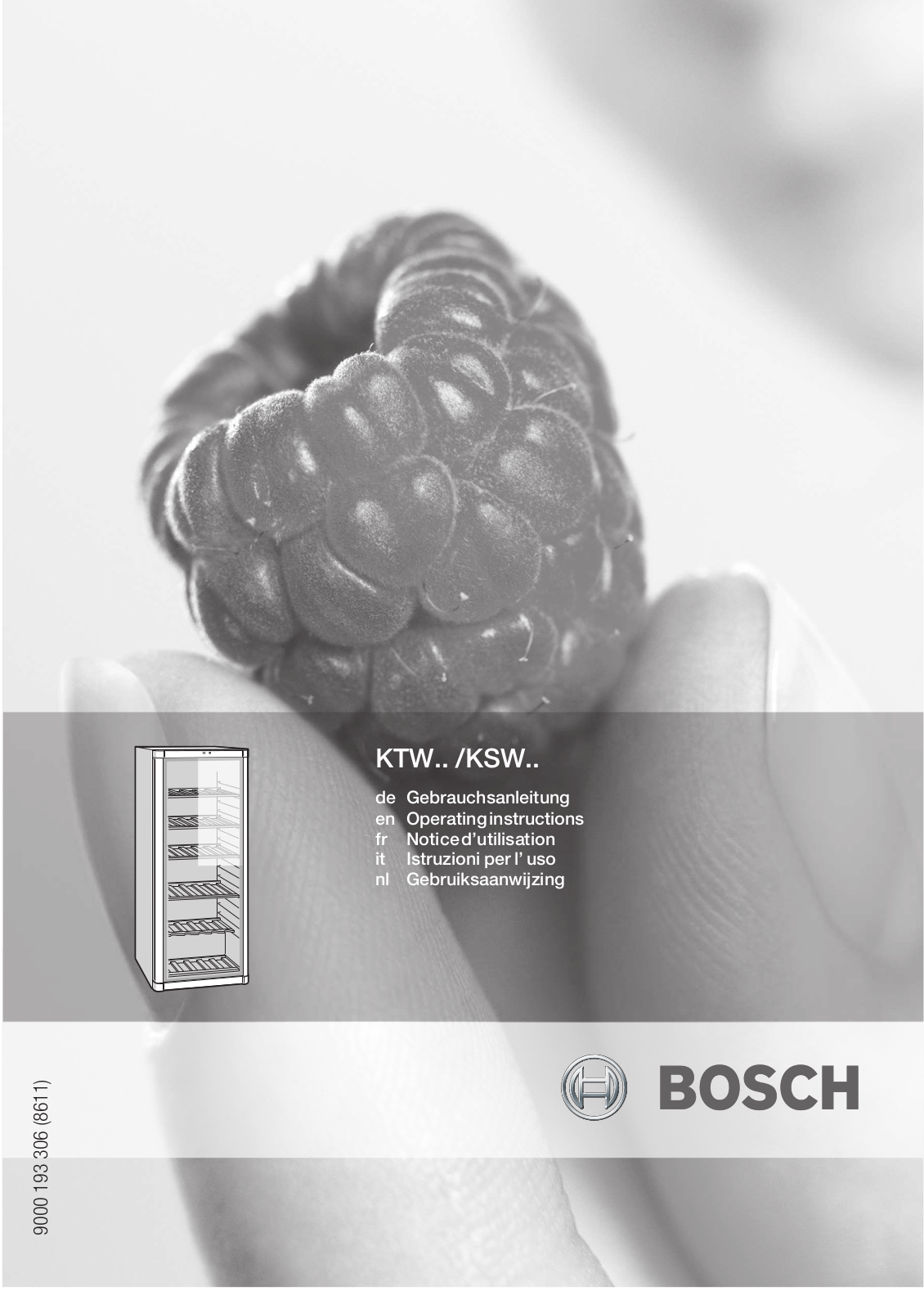 Bosch KTW18V80 User Manual