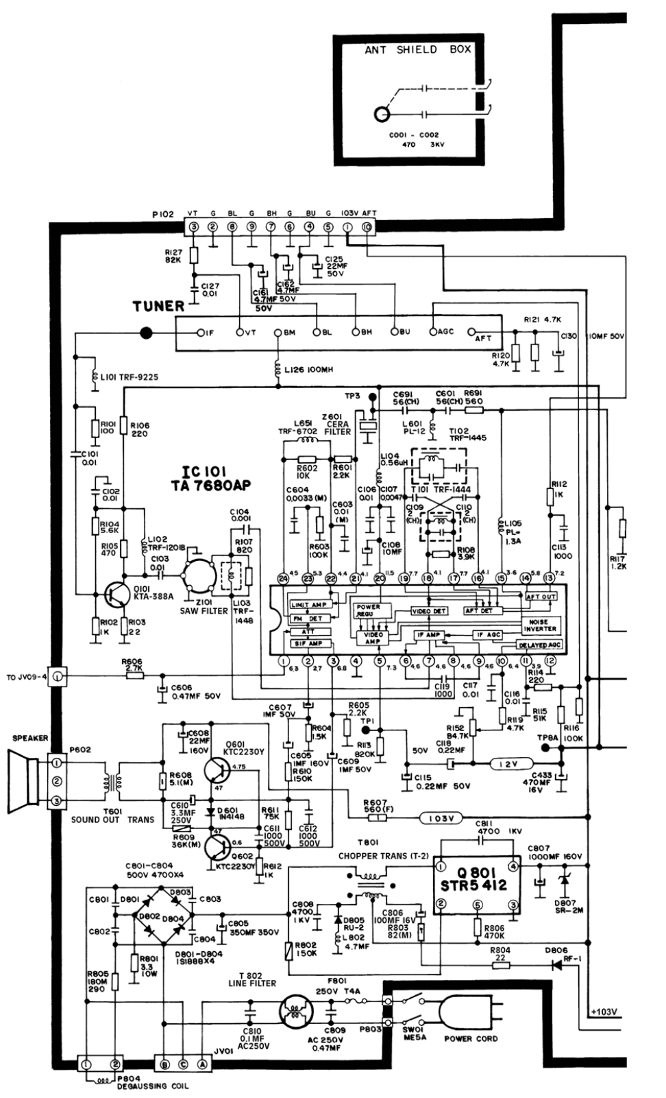 Daewoo C41M Schematic