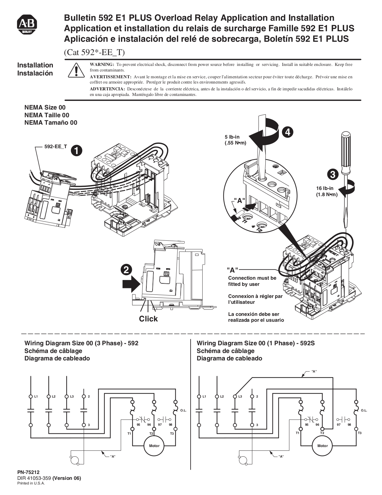 Rockwell Automation 592-EExx User Manual