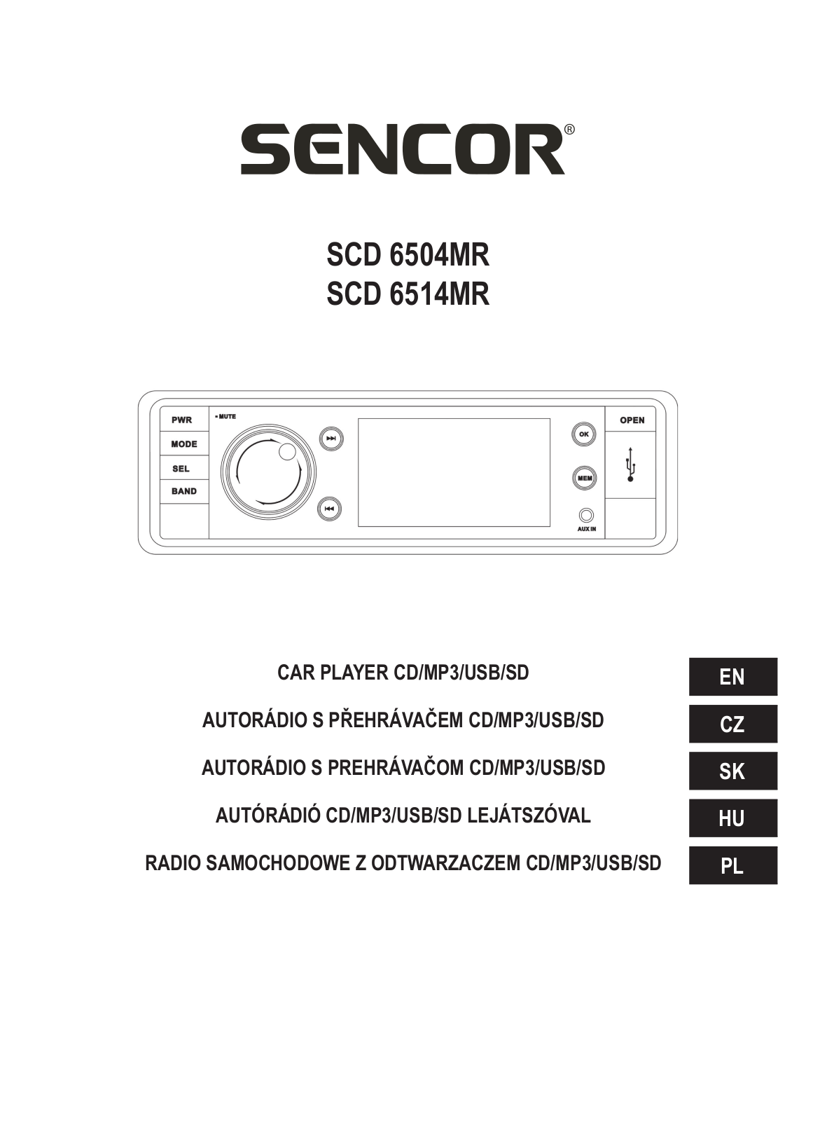 Sencor SCD 6514MR User Manual