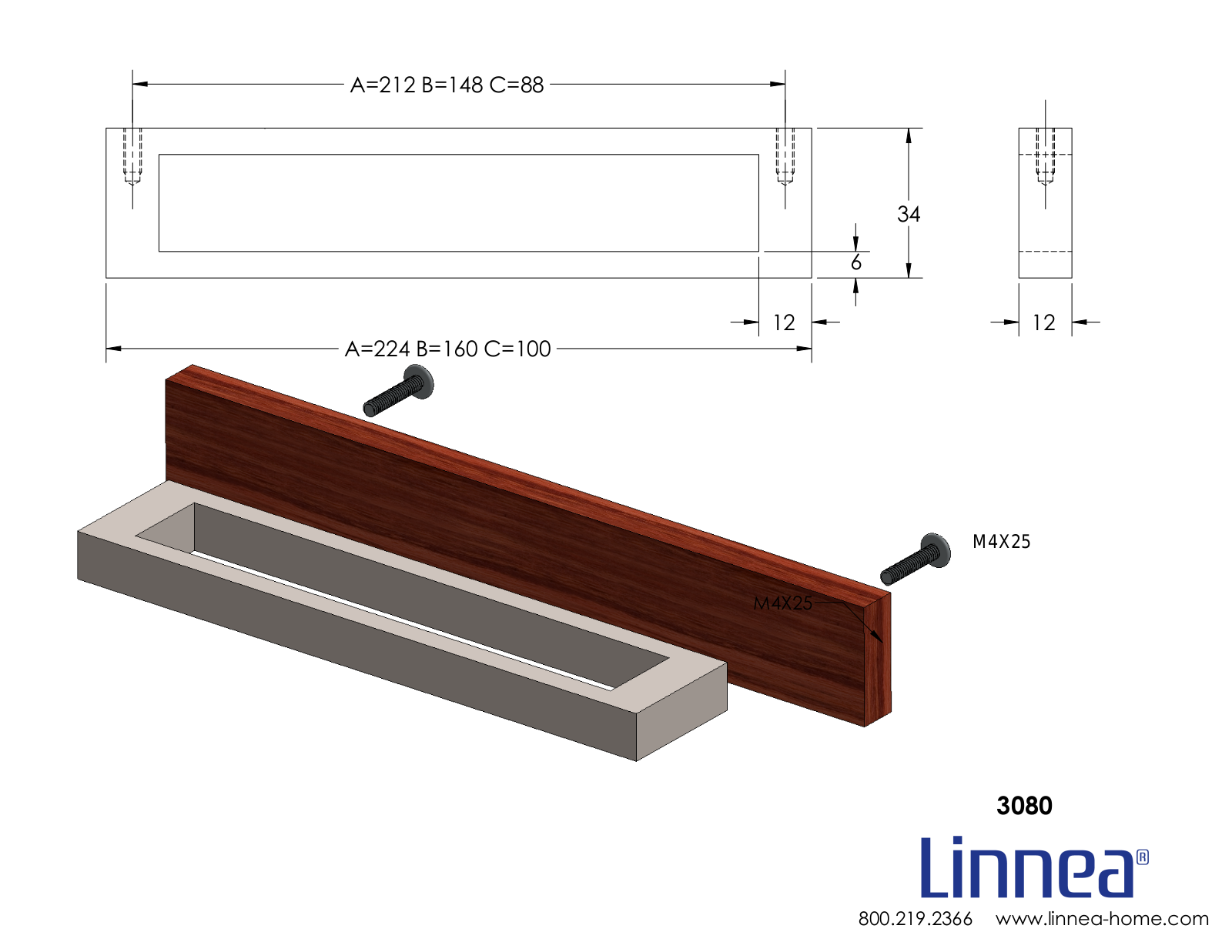 Linnea LNNE5499 Dimensions - ManualMachine.com