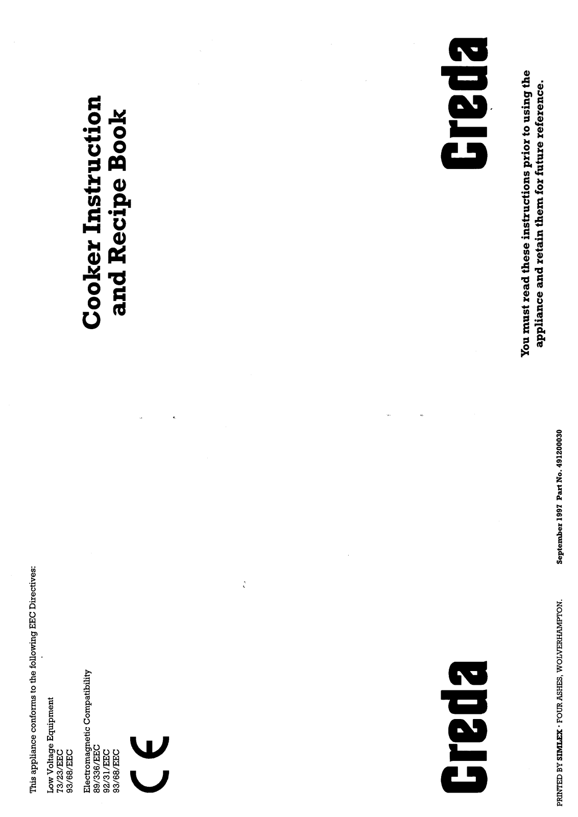 Creda HB49128 User Manual