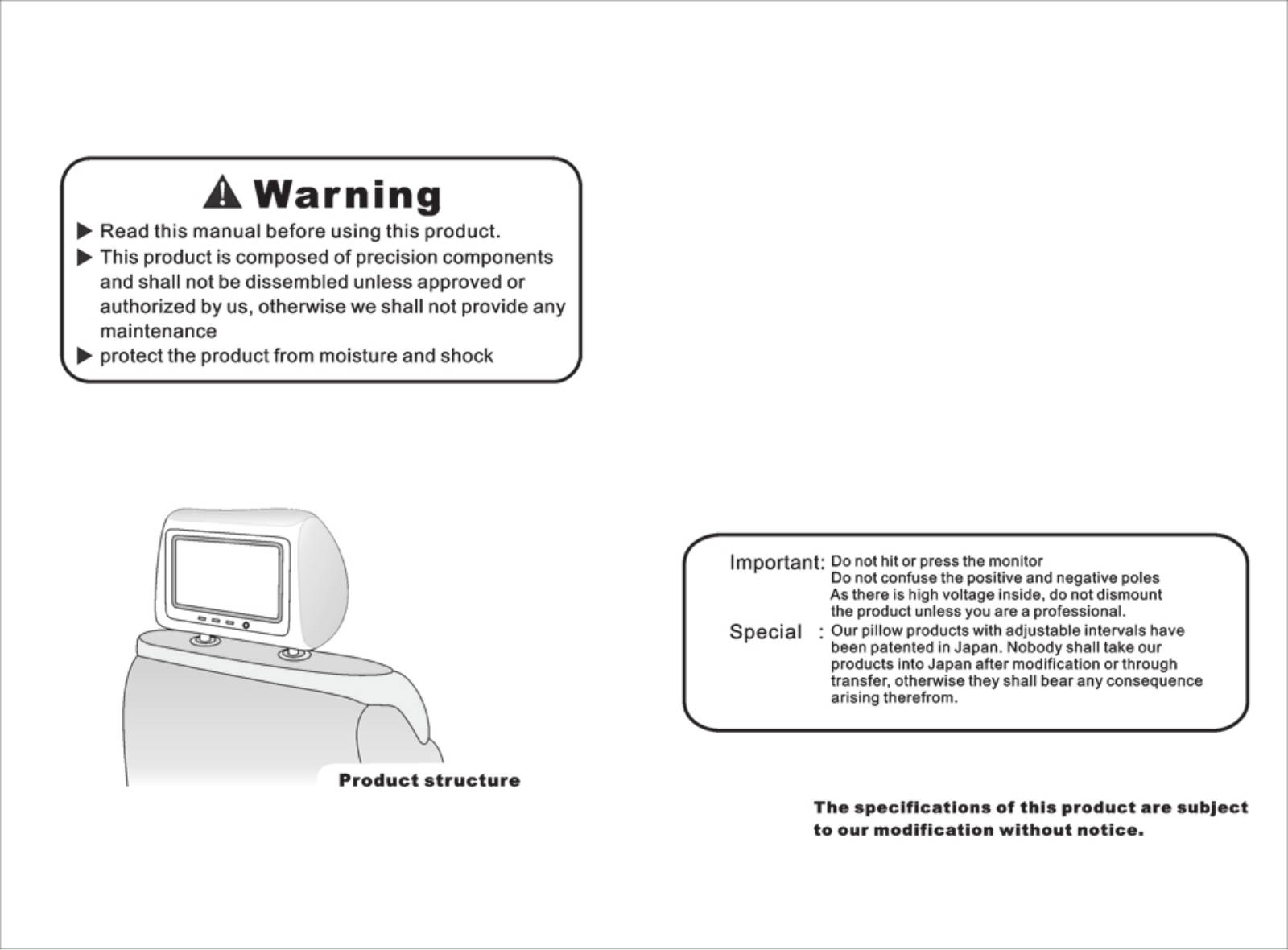 Boss 7HRB-G-T User Manual