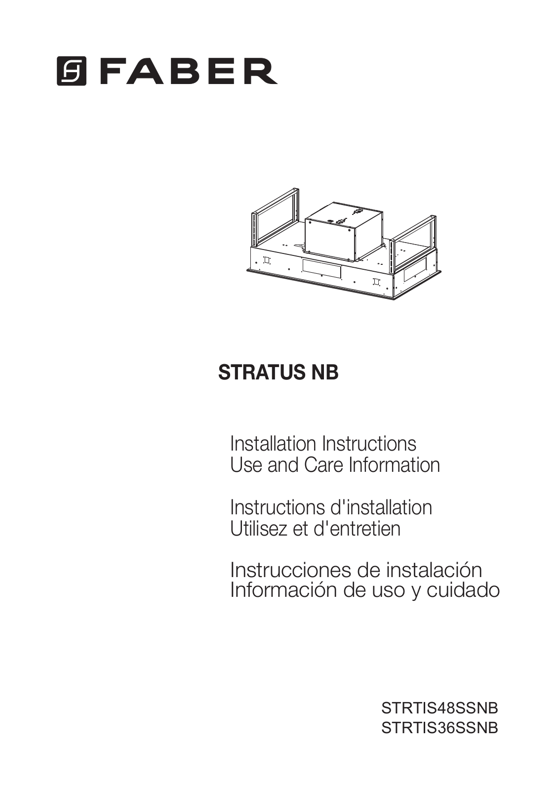 Faber STRTIS36SSNB Installation manual