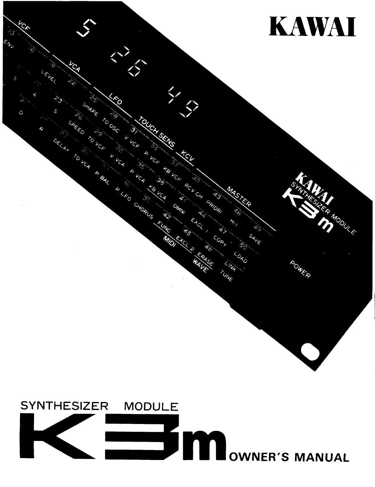 Kawai K3m User Manual