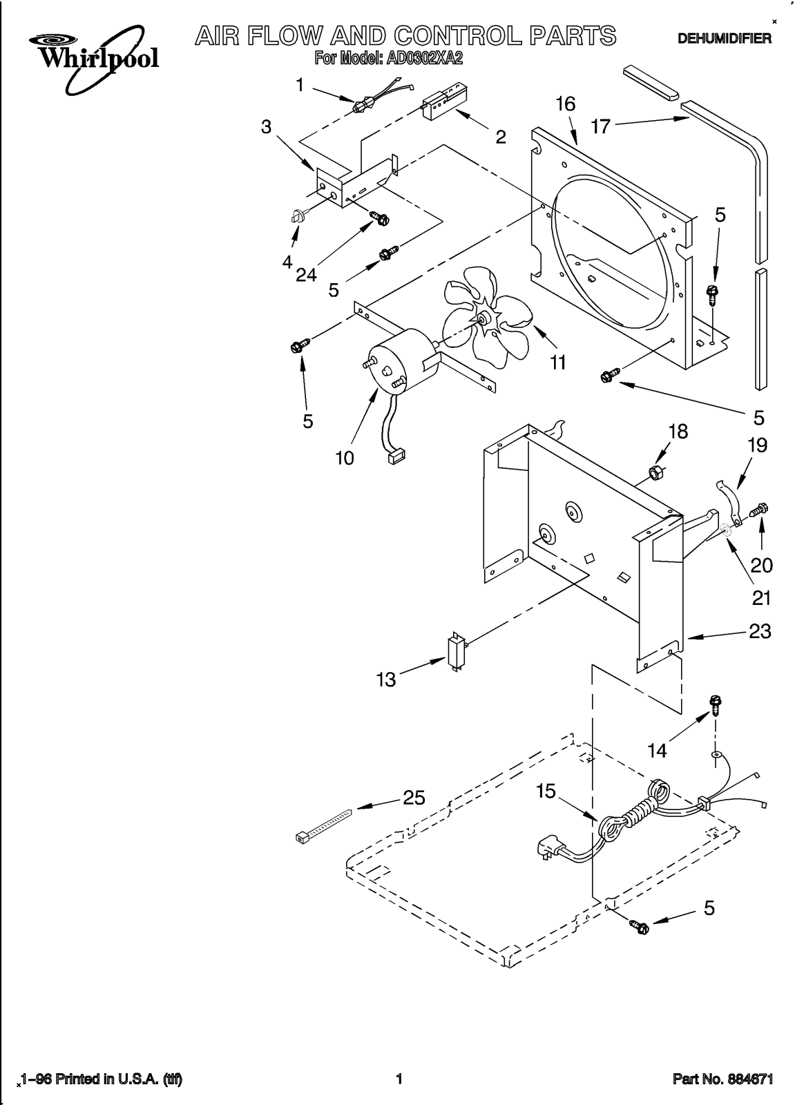 Whirlpool Ad0302xa2 Installation Template - ManualMachine.com