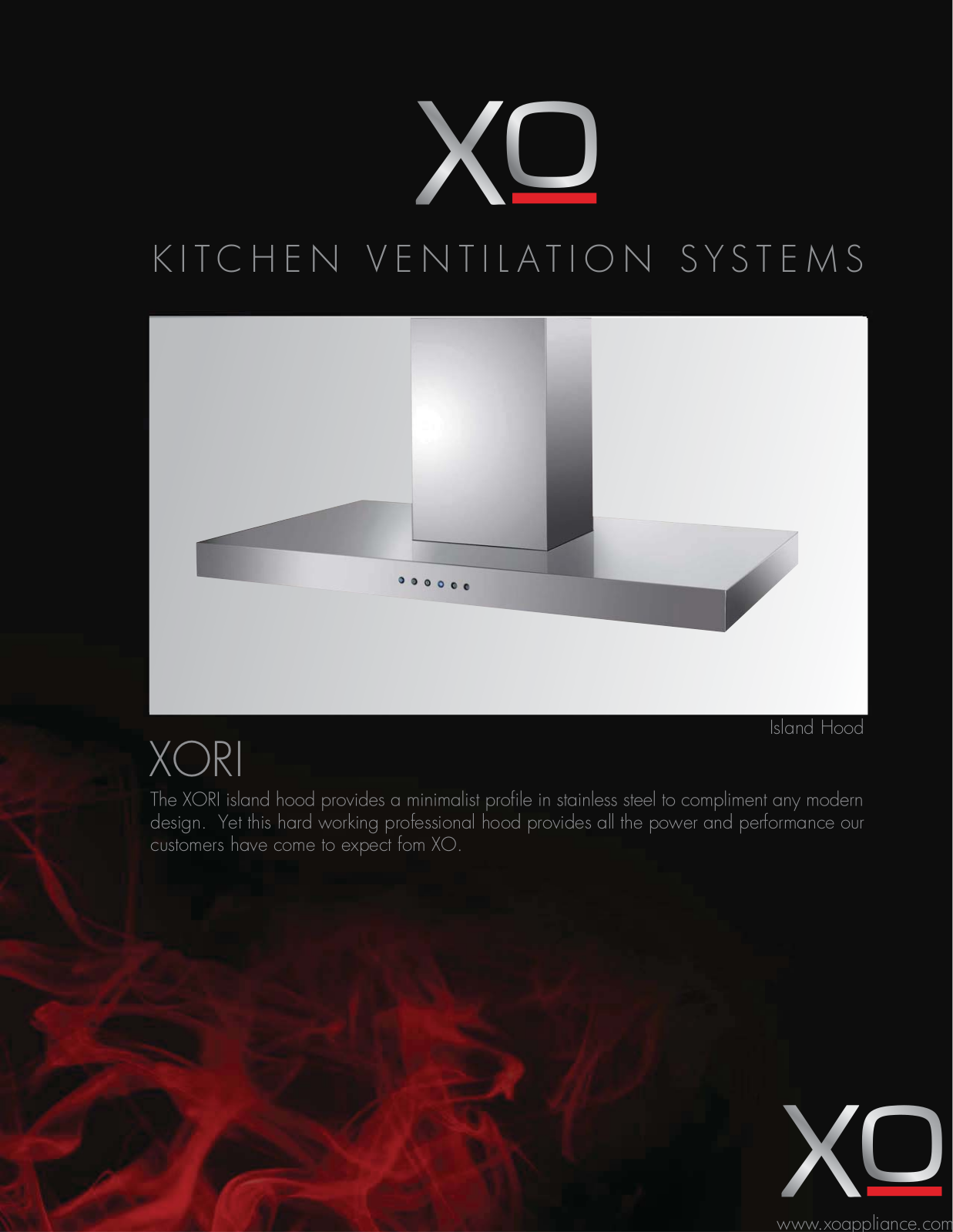 Xo Ventilation XORI36S Specsheet