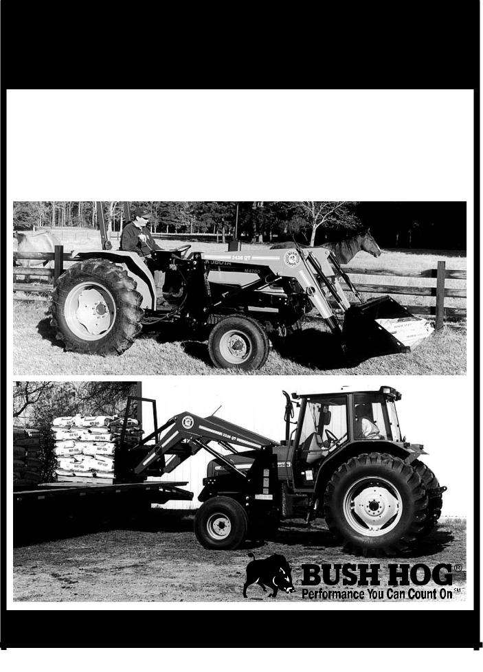 Bush Hog Front-Push Loaders 3226QT, 2846, 2426, 2446 User Manual