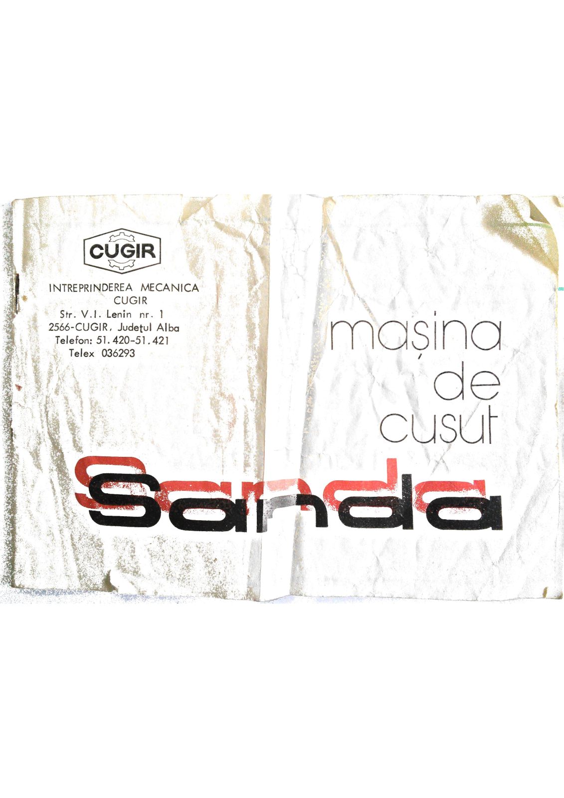 Cugir Sanda User guide - ManualMachine.com