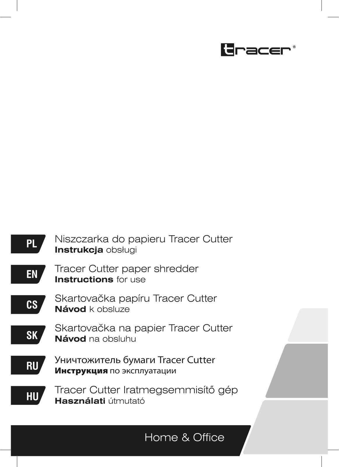 TRACER Cutter TRX-119 User guide