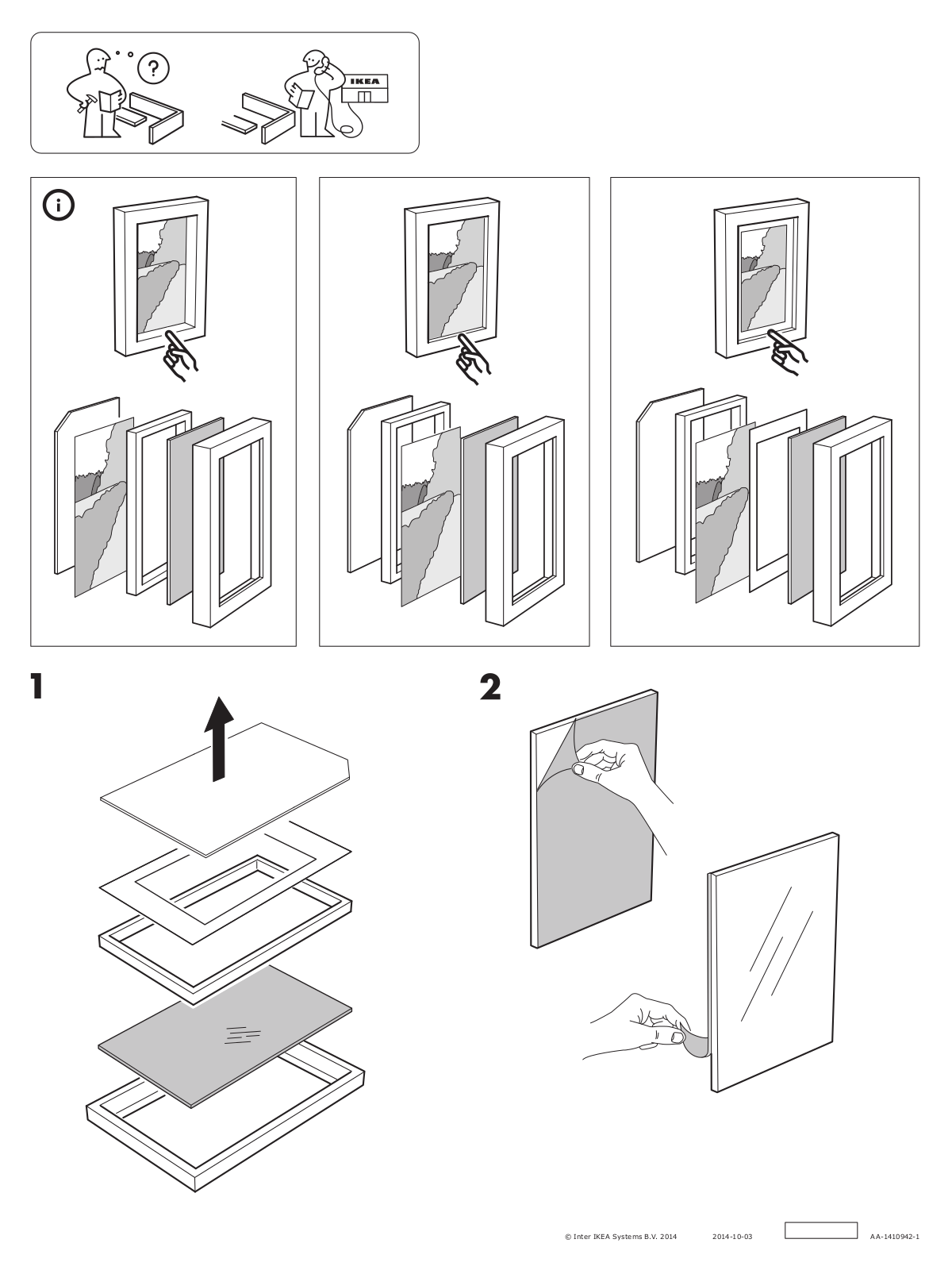 Ikea 60303344, 80297403, 00298289 Assembly instructions