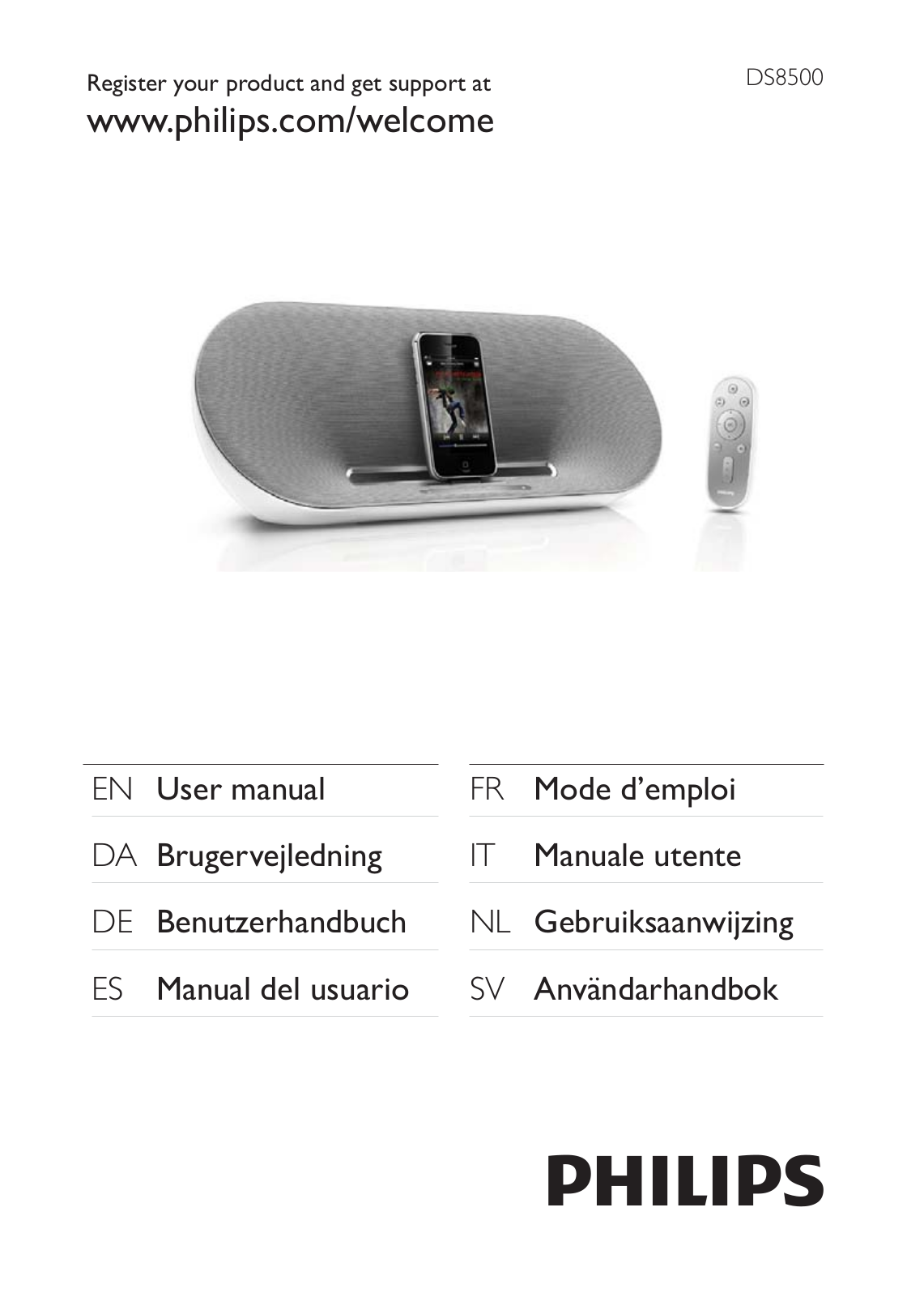 Philips DS8500-12 User Manual