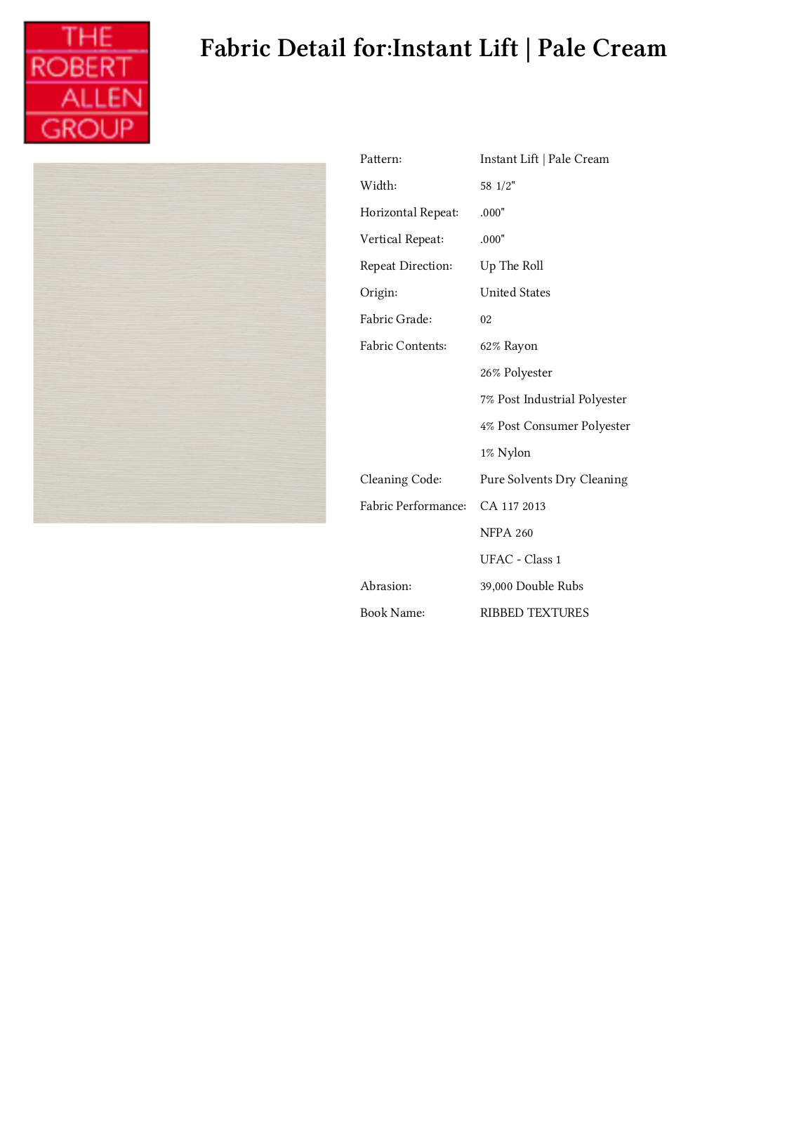 Robert Allen RALF1066 Specifications - ManualMachine.com