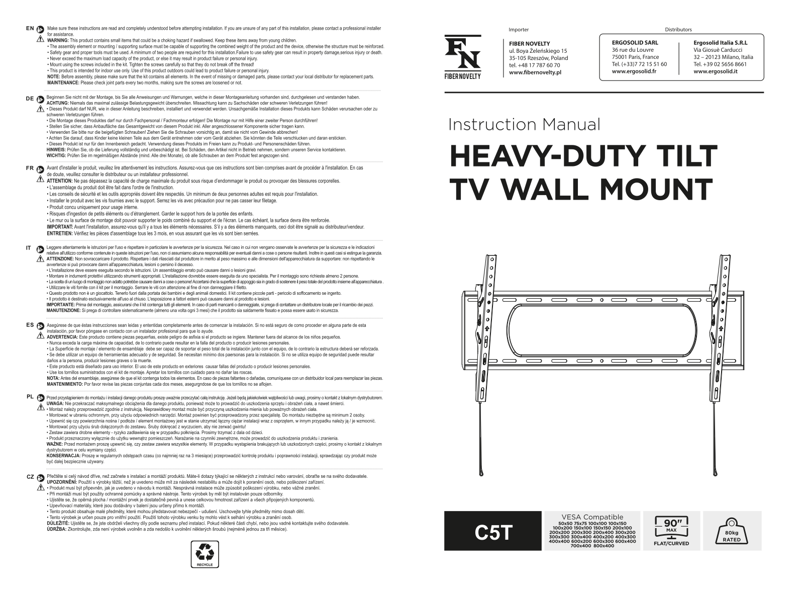 FIBER NOVELTY C5T User guide - ManualMachine.com