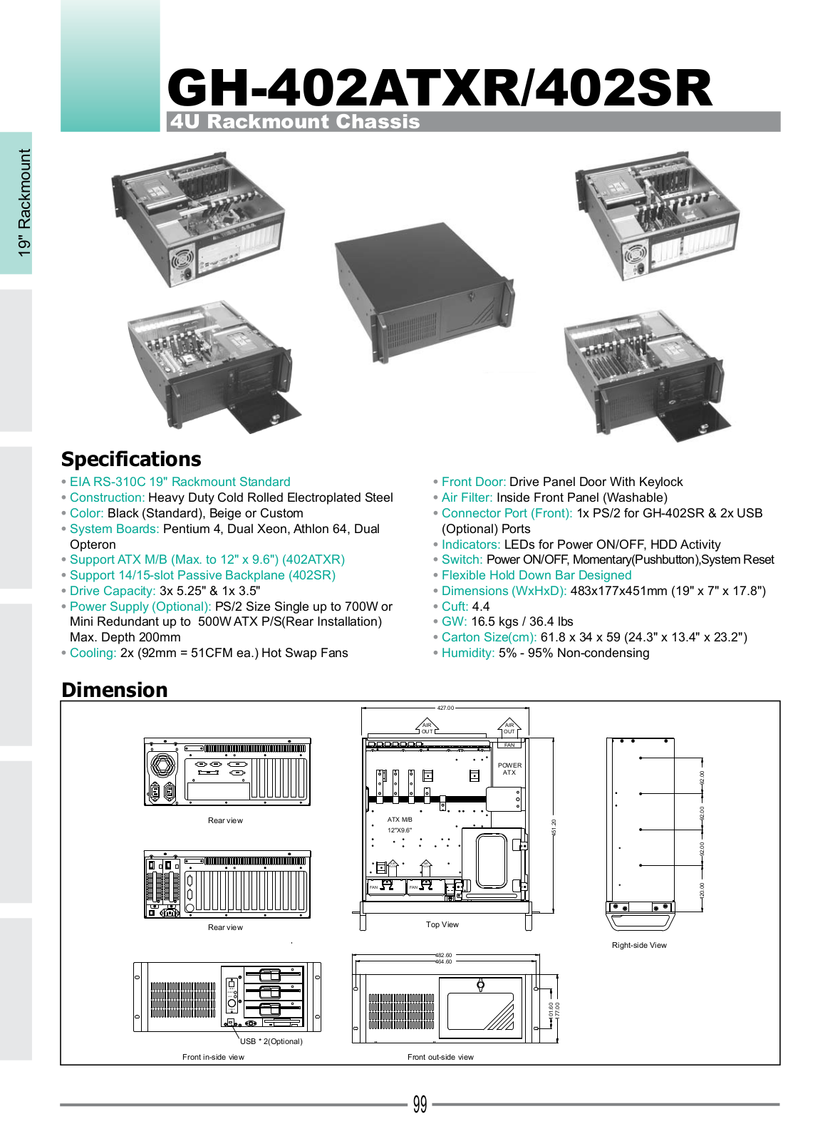 Impulse GH-402SR User Manual