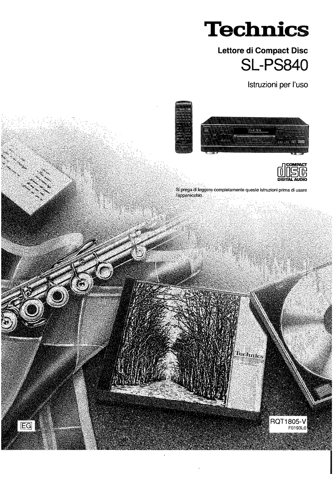 Technics SL-PS840 User Manual